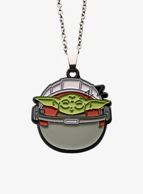 Star Wars: The Mandalorian Grogu Sleeping Pendant Necklace