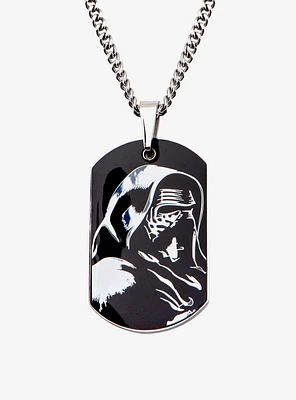 Star Wars Episode VII: The Force Awakens Kylo Ren Dog Tag Pendant Necklace