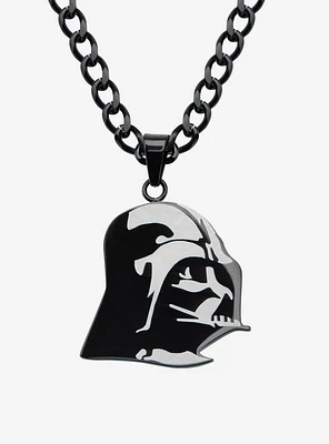 Star Wars Etched Darth Vader Pendant Necklace