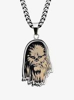 Star Wars Etched Chewbacca Pendant Necklace