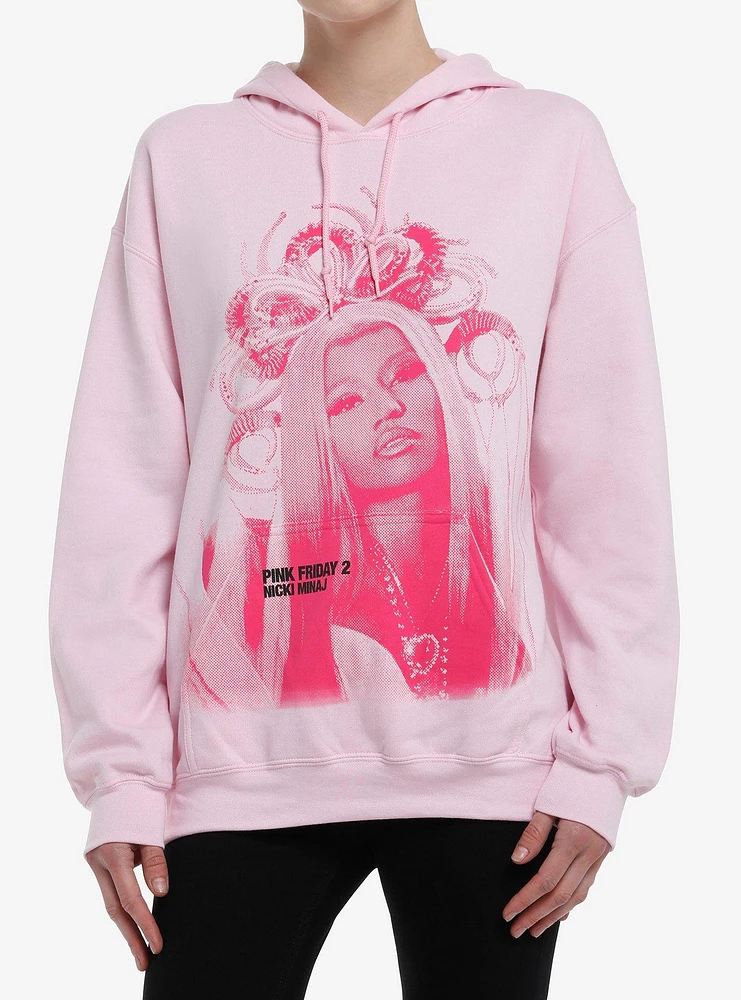 Nicki Minaj Pink Friday 2 Jumbo Graphic Girls Hoodie