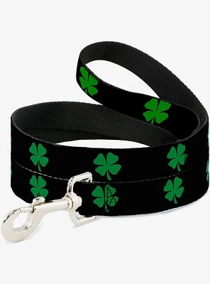 St. Patrick's Day Black Green Dog Leash