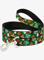 St. Patrick's Day Buttons Stacked Dog Leash