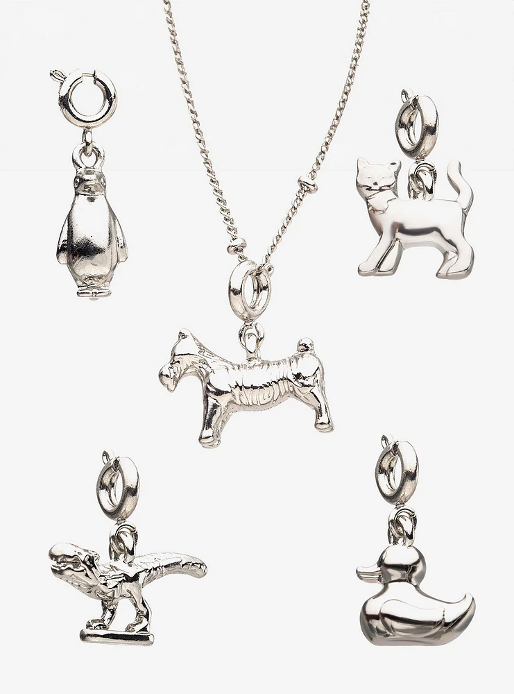 Monopoly Interchangeable Animal Tokens Necklace