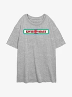 The Simpsons Kwik-E-Mart Logo Girls Oversized T-Shirt