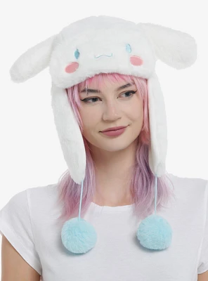 Cinnamoroll Fuzzy Pom Trapper Hat