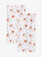 Disney Winnie the Pooh Fall Leaves & Pooh Bear Allover Print Kitchen Towel Set