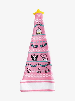 Hello Kitty And Friends Pink Knit Santa Hat