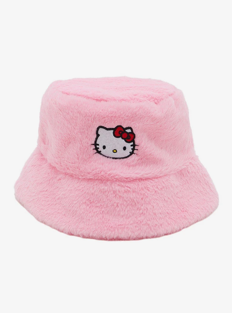 Hello Kitty Fuzzy Bucket Hat