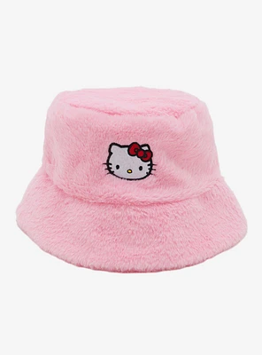 Hello Kitty Fuzzy Bucket Hat