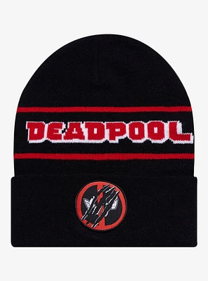 Marvel Deadpool Slash Logo Beanie