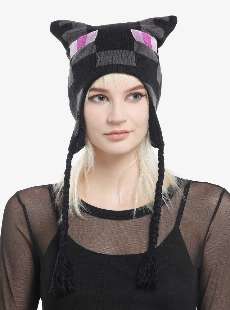 Minecraft Enderman Tassel Beanie