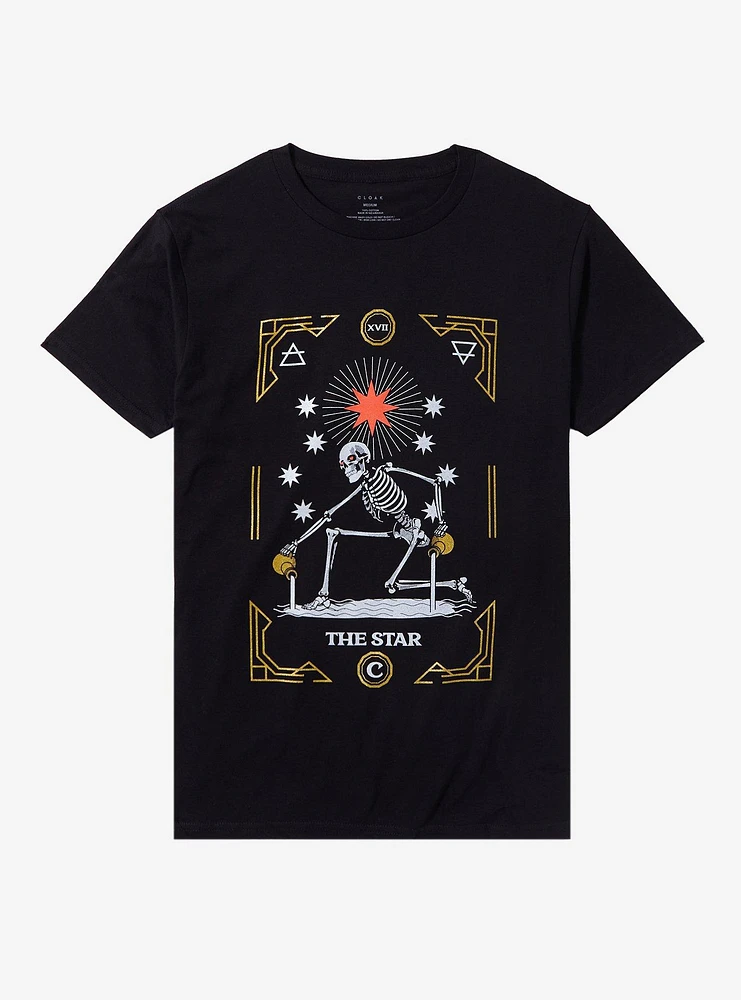 Cloak Tarot Star Glitter T-Shirt