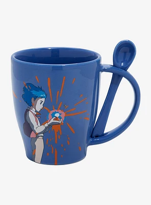 Studio Ghibli Howl's Moving Castle Howl & Star Child Mug with Spoon