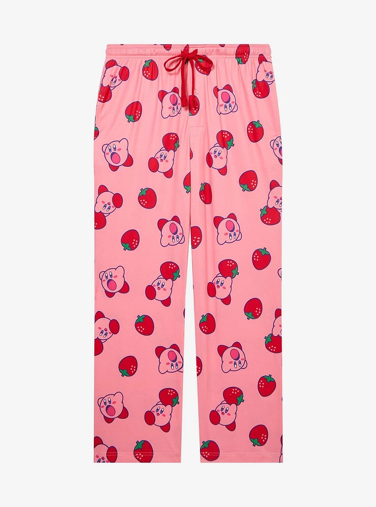 Nintendo Kirby Strawberry Allover Print Sleep Pants — BoxLunch Exclusive