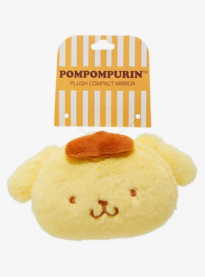 Sanrio Pompompurin Plush Compact Mirror - BoxLunch Exclusive