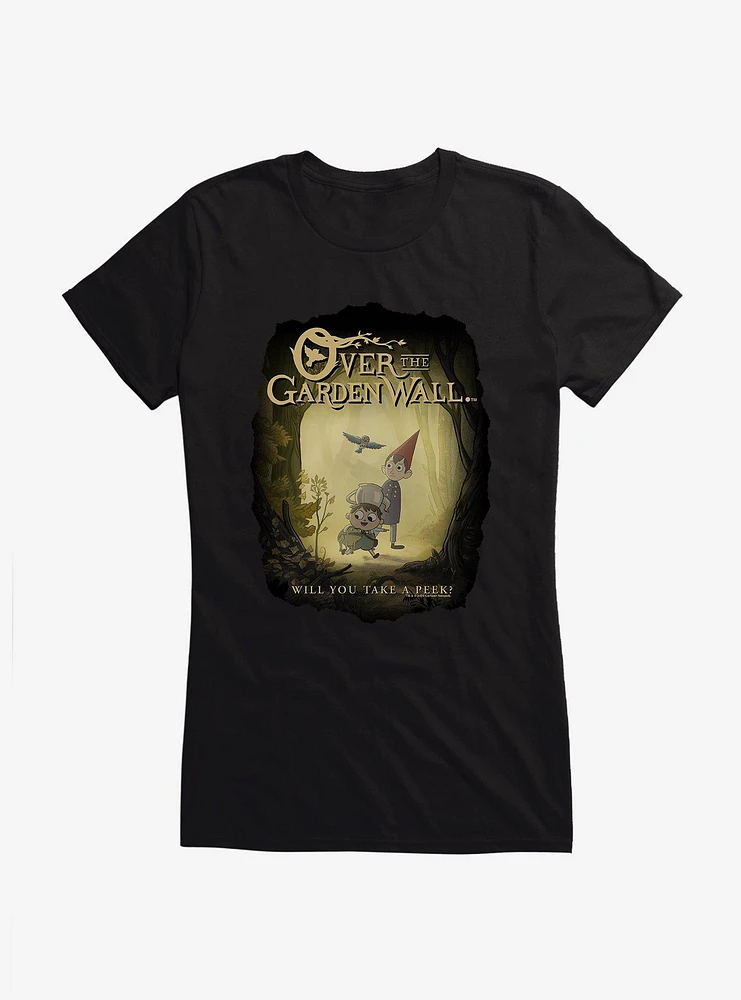 Over The Garden Wall Will You Take A Peek Girls T-Shirt