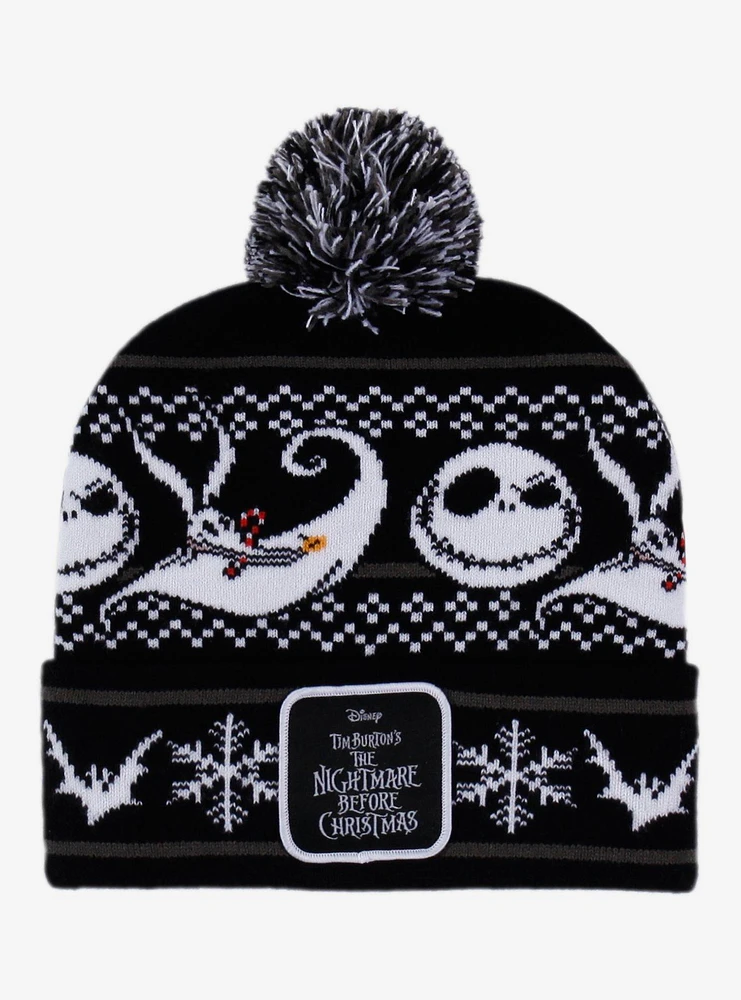 The Nightmare Before Christmas Jack Zero Pom Beanie