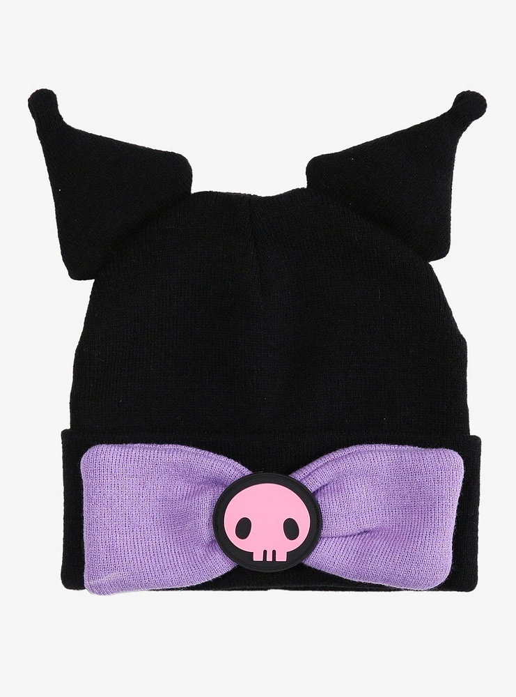 Kuromi Bow 3D Ears Beanie