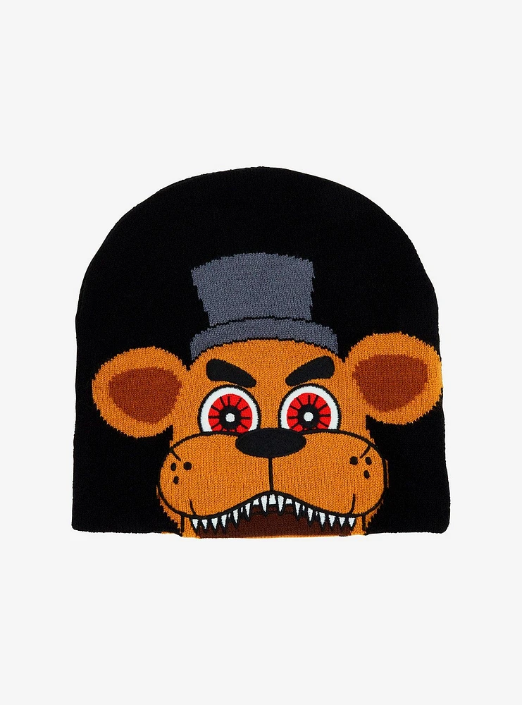 Five Nights At Freddy's Freddy Fazbear Two-Sided Beanie