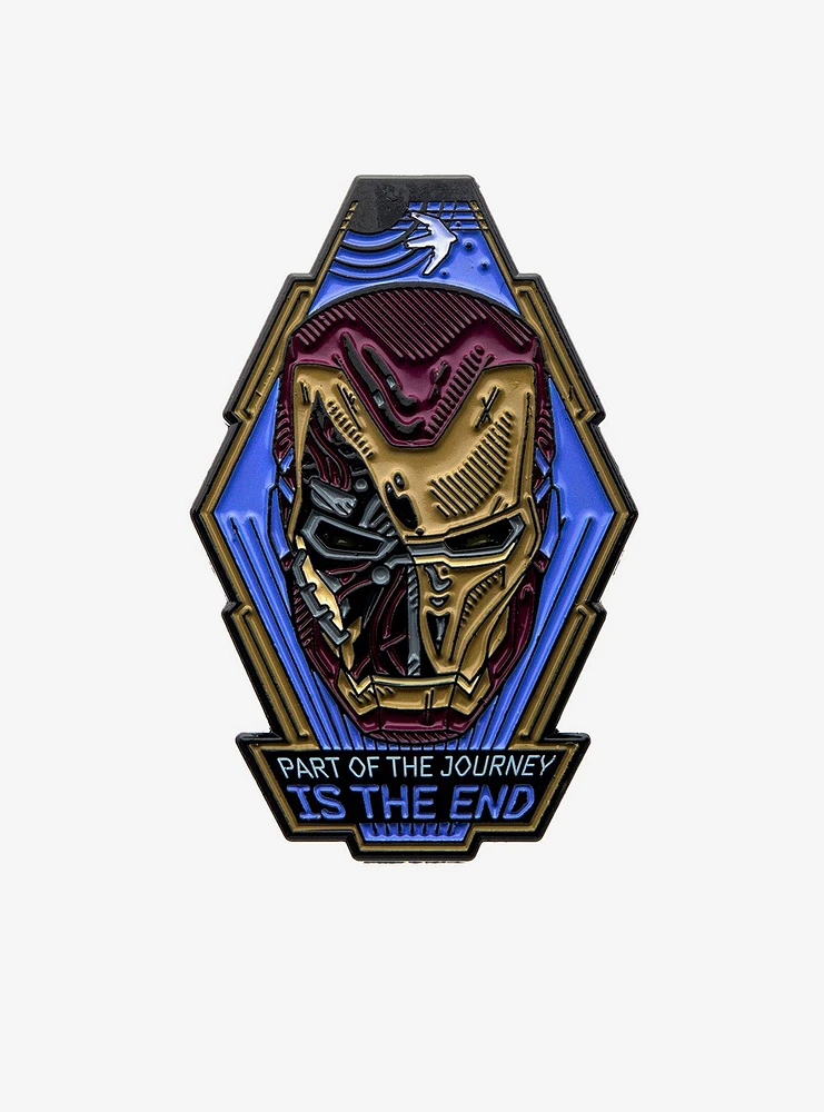 Marvel Avengers Endgame Iron Man Helmet Lightning Pin