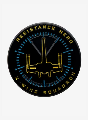 Star Wars Episode 9 Resistance Hero Glow In The Dark Base Metal Pin