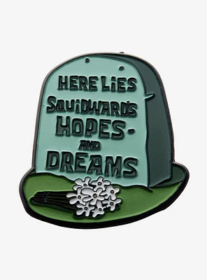 Spongebob Squarepants Squidward'S Hopes And Dreams Enamel Pin