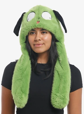 Invader Zim GIR Fuzzy Tassel Beanie With Moveable Ears