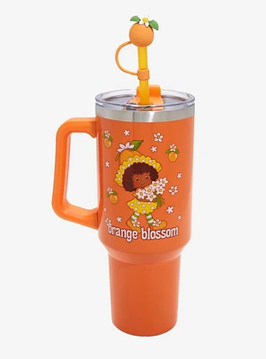 Strawberry Shortcake Orange Blossom Straw Tumbler with Handle — BoxLunch Exclusive