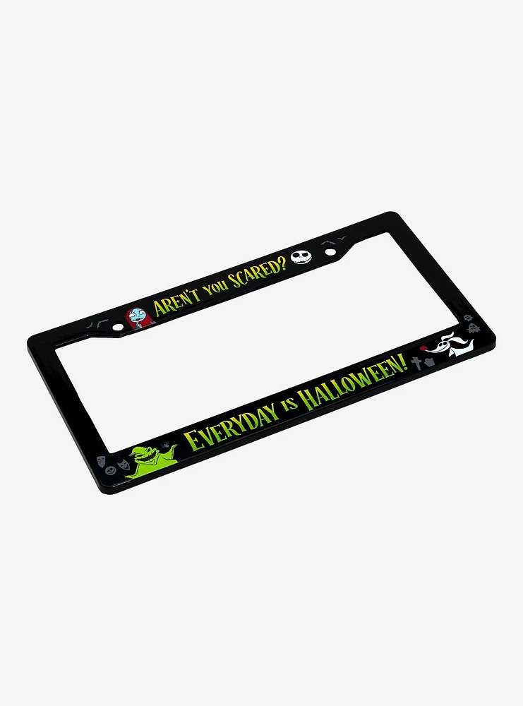 Disney The Nightmare Before Christmas Everyday is Halloween License Plate Frame