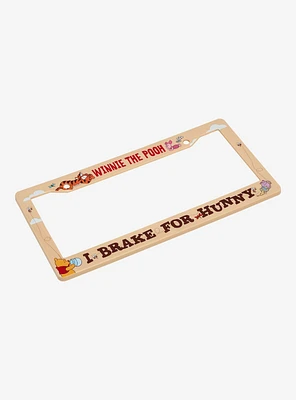 Disney Winnie the Pooh I Brake for Hunny License Plate Frame