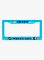 Disney Mickey & Minnie What a Day License Plate Frame