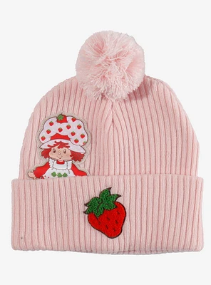 Strawberry Shortcake Pink Pom Beanie