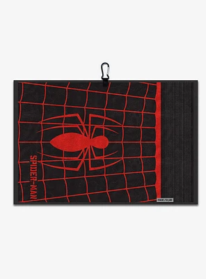 Marvel Spider-Man Logo Golf Towel with Clip