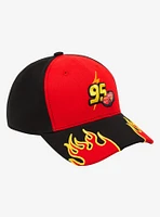 Disney Pixar Cars Lightning McQueen Flames Ball Cap - BoxLunch Exclusive