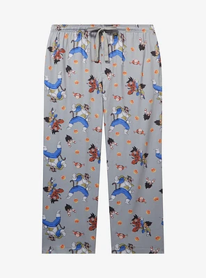 Dragon Ball Z Characters Allover Print Women's Plus Sleep Pants — BoxLunch Exclusive