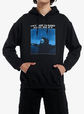 Billie Eilish Hit Me Hard And Soft Blue Floating Portrait Hoodie Hot Topic Exclusive
