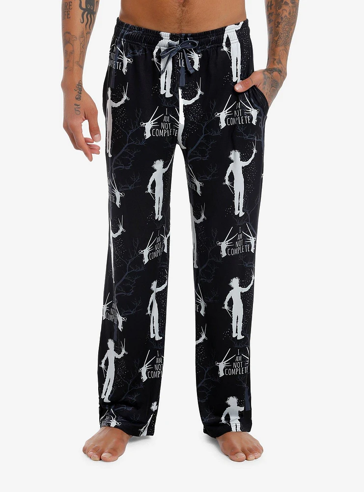 Edward Scissorhands Silhouette Pajama Pants