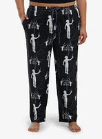 Edward Scissorhands Silhouette Pajama Pants Plus