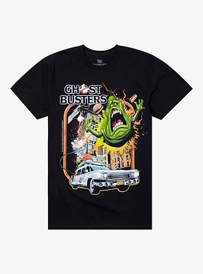 Ghostbusters Slimer Ecto-1 T-Shirt