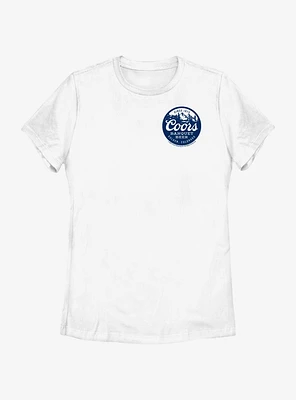 Coors Mountain Icon Chest Logo Womens T-Shirt