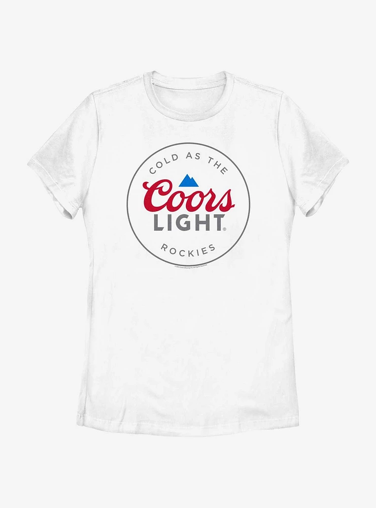 Coors Light Cold As The Rockies Womens T-Shirt