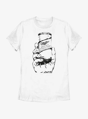 Miller Vintage Can Hand Womens T-Shirt