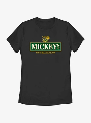 Mickeys Fine Malt Liquor Logo Womens T-Shirt