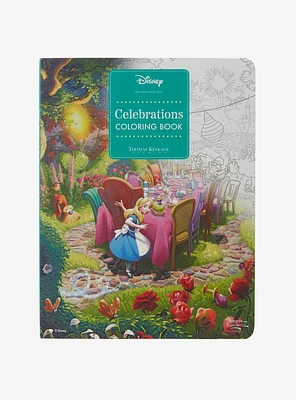 Disney Dreams Collection Thomas Kinkade Studios Celebrations Coloring Book