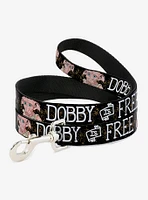 Harry Potter Dobby Is Free 3 Poses Star Swirls Dog Leash