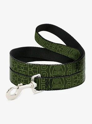 Avatar: The Last Airbender Earth Element Symbol Dog Leash