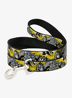 Teenage Mutant Ninja Turtles Shredder Pose and Icons Dog Leash