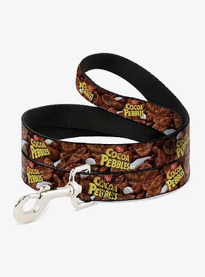The Flintstones Cocoa Pebbles Logo Vivid Cereal Dog Leash