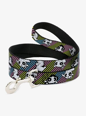 The Powerpuff Girls and Donny Stripe Pastel Dog Leash